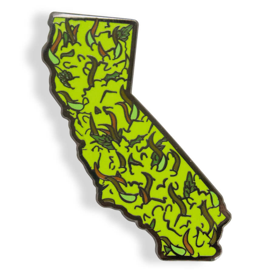 California Weed Pin