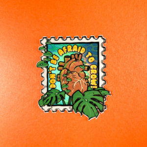 Growth Heart Stamp Sticker
