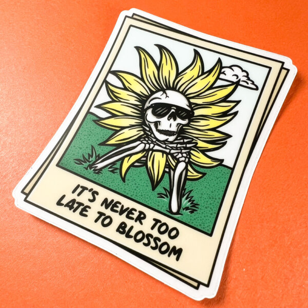 Sunflower Blossom Sticker
