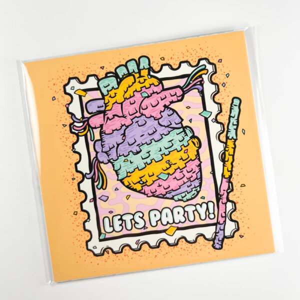 Party Time Stamp Print