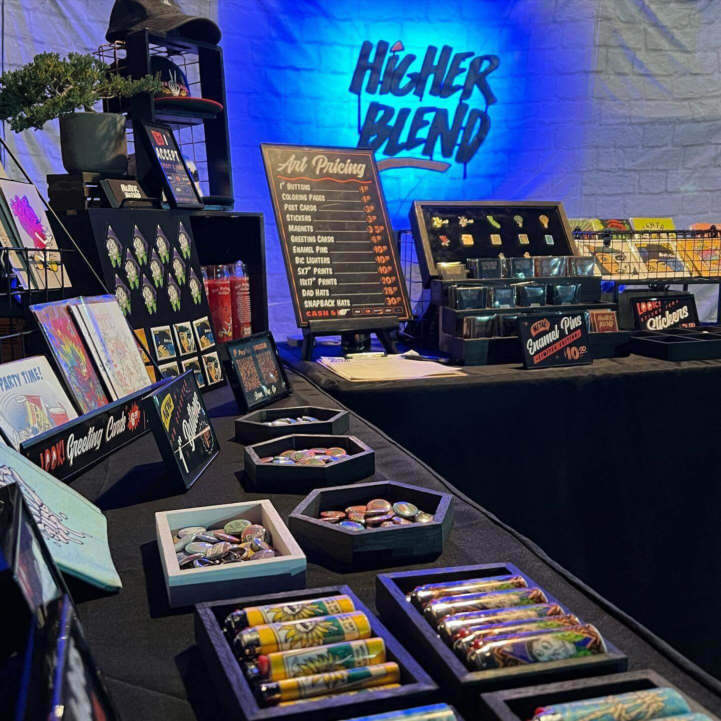 Higher Blend Art Booth